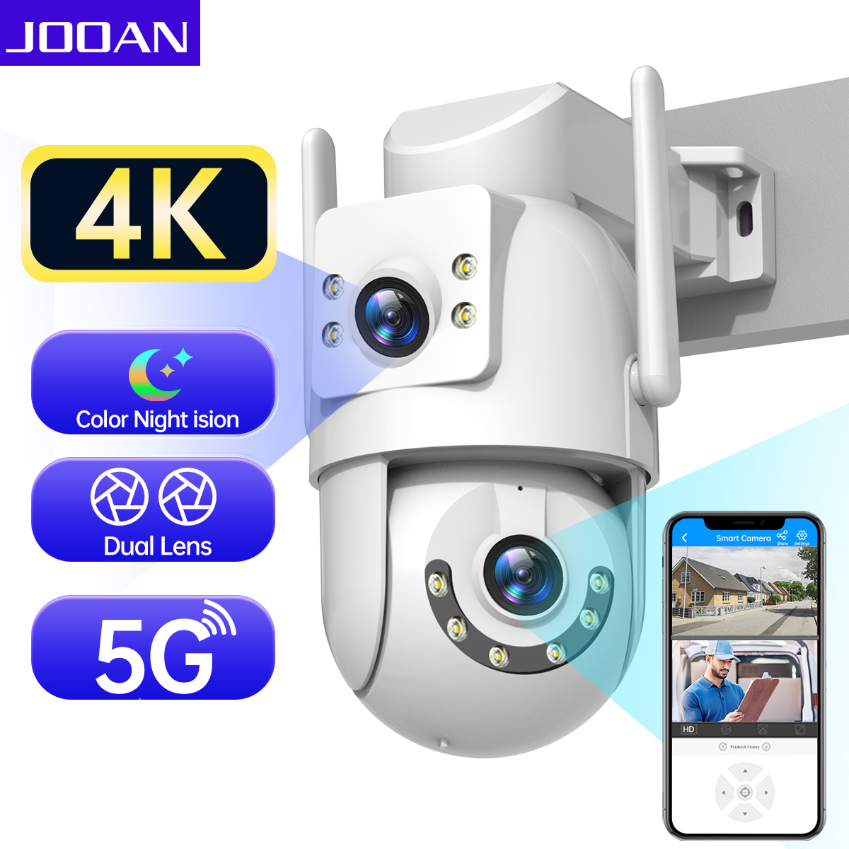 Eufy Camera E220 - Jooan 4k 8mp hd wifi câmera
