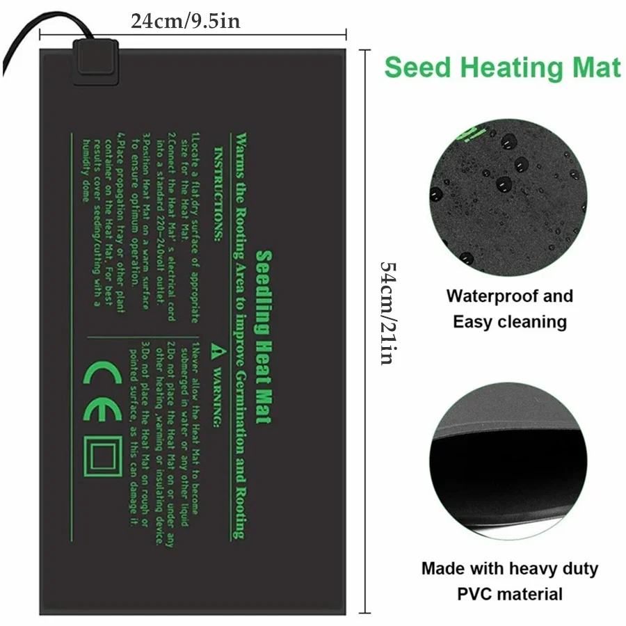 Tapete de calor para mudas, 4  - Heat Mat Seedling avaliação e preço