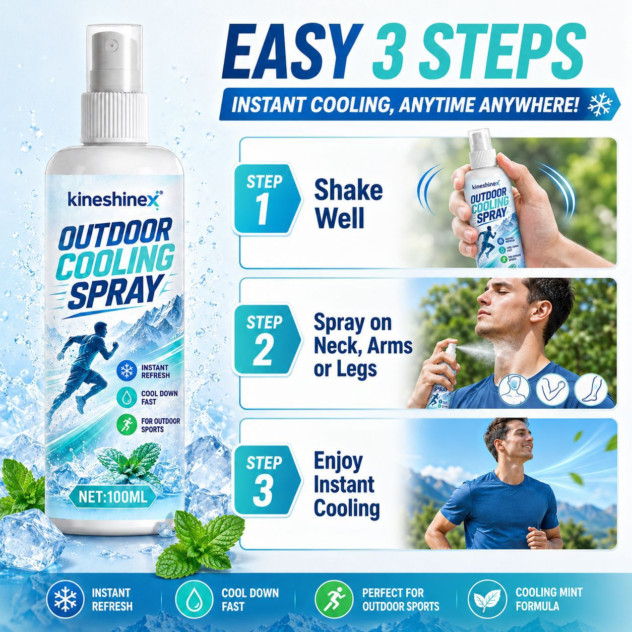 Spray Refrescante para Ativida - Misting Bottle Fine avaliação e preço
