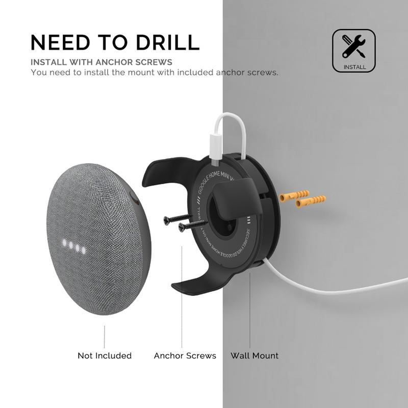 Wall Outlet Mount Holder para  - Google Speaker Nest Audio avaliação e preço