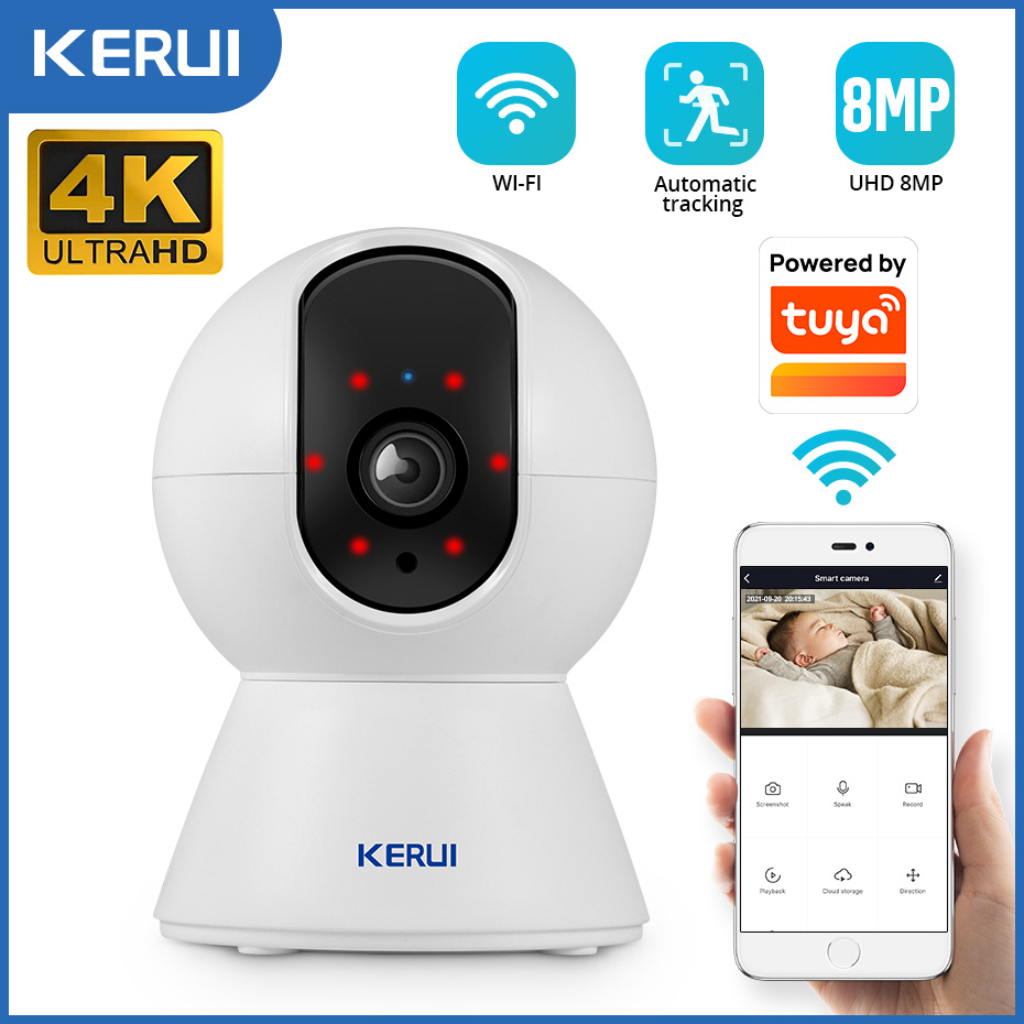 Câmera IP WiFi KERUI 5MP 8MP 4 - Eufy Camera E220 avaliação e preço
