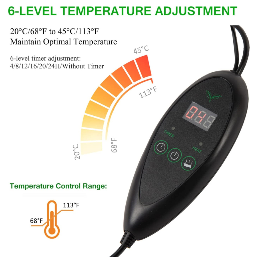 Almofada de calor impermeável  - Heat Mat Seedling avaliação e preço