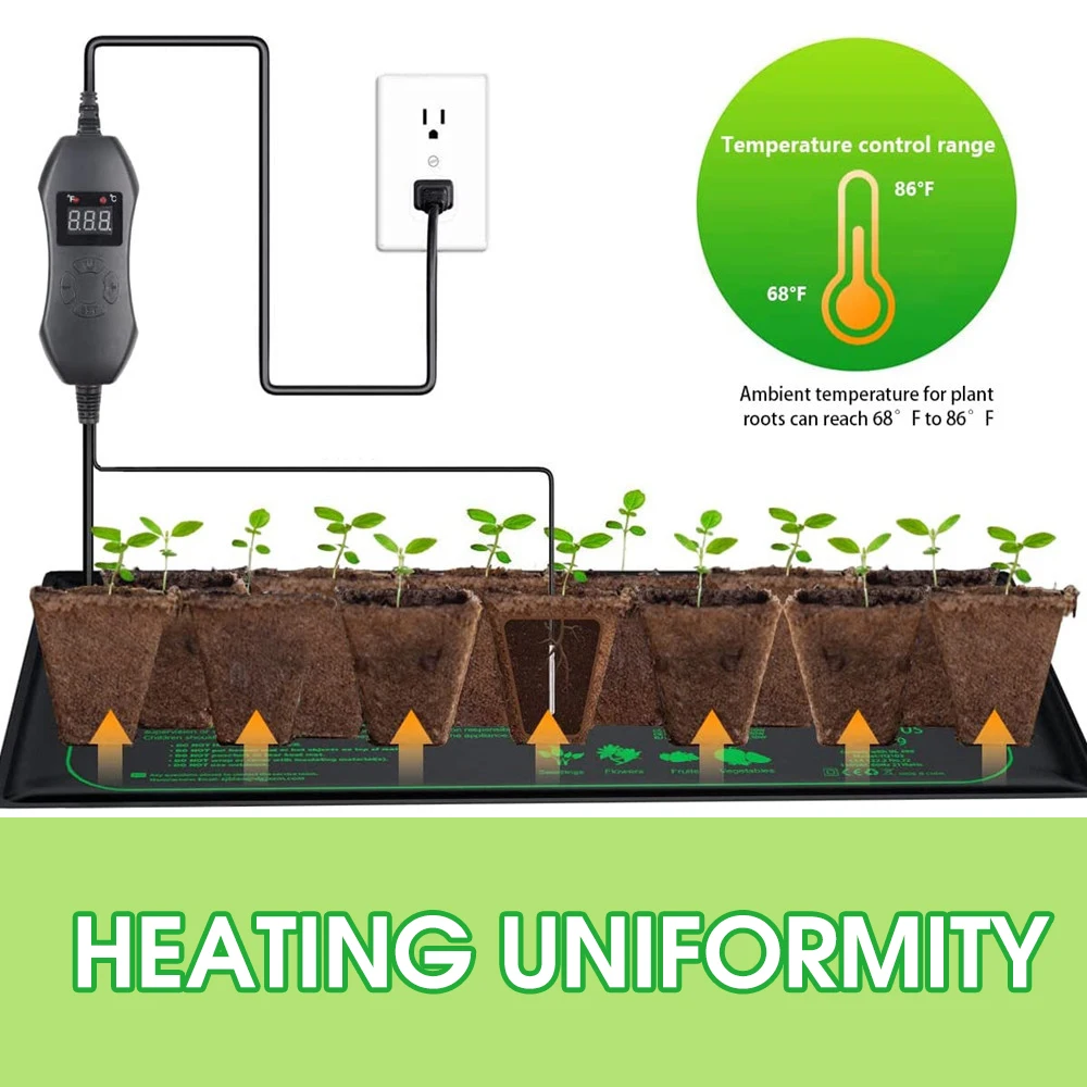 50w ue-eua/reino unido/au term - Heat Mat Seedling avaliação e preço