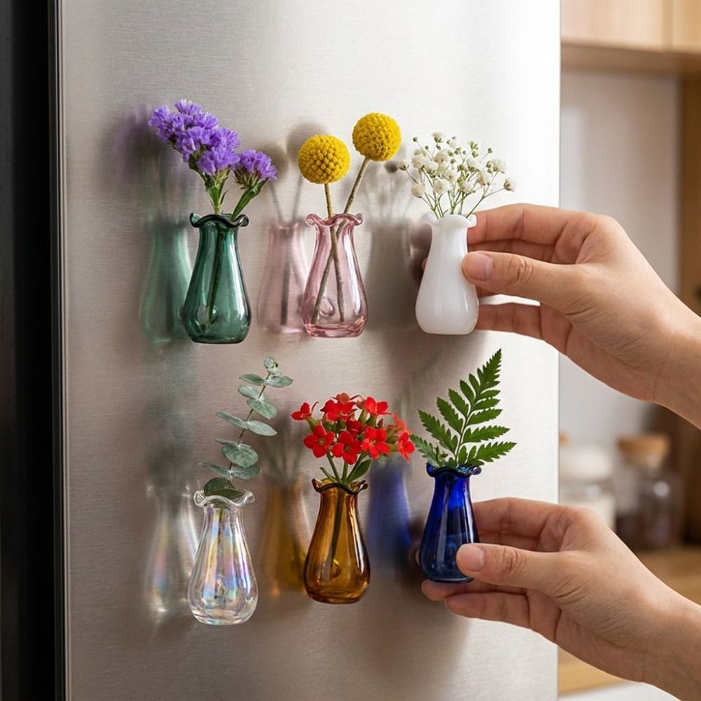 6 Peças DIY Mini Vasos Magnéti - Propagation Station Vase avaliação e preço