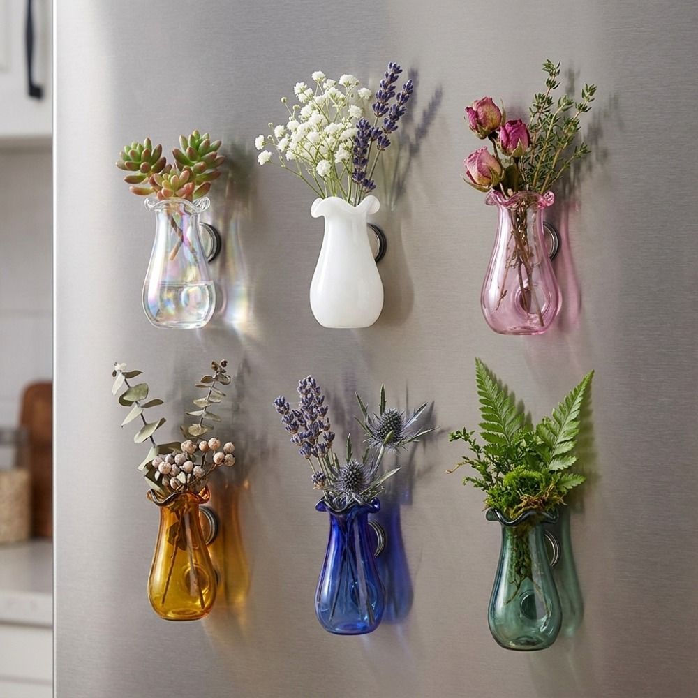 6 Peças DIY Mini Vasos Magnéti - Propagation Station Vase avaliação e preço